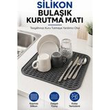 Wawe Desenli Silikon Çok Amaçlı Mat - Bulaşık Kurutma ve Tezgah Altlığı