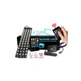 Waxen 12 LED Ayak Altı LED Lamba Kumandalı Sese Duyarlı Çakmaklık Girişli Rgb Araç Içi Aydınlatma