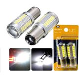 Waxen Stop Sinyal Geri Vites Ampulü Mercekli 33 LED P21W 1157 BA15D 6500K Beyaz Güçlü Işık