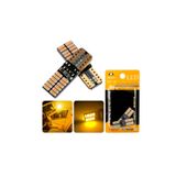 Waxen T10 Park Plaka Tavan Iç Aydınlatma Ampulü 24 LED Dipsiz W5W 194 6500K Turuncu Güçlü Işık