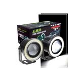 Waxen Universal Mercekli Angel Led Halkalı Beyaz Sis Farı Metal Gövde 89mm