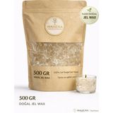 Waxera %100 Saf Jel Wax 500 gr – Şeffaf Mum Yapım Jeli - Hobi ve Dekoratif Mum Yapımı Için - 1 Adet