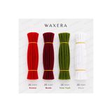WAXERA Kırmıızı Bordo Şönil Seti 100 Adet – (Kırmızı,Bordo, Beyaz, Ordu Yeşili)