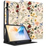 Wazzasoft Samsung Galaxy Tab için S9 Plus/S9 FE Plus Kılıf 12.4 inç 2023 Kadın Kız Sevimli Folyo Kapak Kalem Tutucu Kawaii Tasarım Girly Çiçek Çiçek Oldukça Benzersiz Tablet Kılıfları Tab S9+/S9 FE+