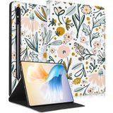 Wazzasoft Samsung Galaxy Tab S6 için Kılıf 10,5 inç 2019 Kadınlar Kızlar için Sevimli Folyo Kapak Kalem Tutucu Kawaii Tasarım Girly Çiçek Çiçek Güzel Moda Benzersiz Tablet Kılıfları Samsung Tab S6