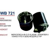 WB721 Mazot Filtresi -Mercedes A-B-C-E Klasse -Sprınter Iı-Viano-Vito Iı (639) Müşürlü Tip