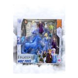 WBC TOYS Karlar Ülkesi Frozen 2 Elsa Anna Olaf Kristof Bulda Figür Oyuncak Seti 9 Parça