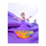 WBC TOYS Karlar Ülkesi Frozen Elsa 3d Işıklı Şarkı Söyleyen Dönebilen Hareket Edebilen 25 Cm Figür Oyuncak