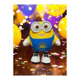 WBC TOYS Minyon Figür Oyuncak Dans Eden Renkli Işıklı Müzikli 20 Cm Figür Oyuncak Minions Yeni Versiyon