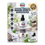 WBREX Ayakkabı Temizleyici Sprey 3'lü Enzim Etkili Tüm Ayakkabılar 150 ml