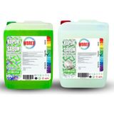 Wbrex Bahar Ferahlığı & Beyaz Sabun Köpük Sabun 2x5 Lt – Karışık Ikili Ekonomik Paket, Ferah ve Saf Temizlik - 10 LT