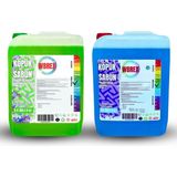 Wbrex Bahar Ferahlığı & Okyanus Köpük Sabun 5 Lt X2 – Karışık Ikili Ekonomik Paket 10 Lt, Ferah ve Cilt Dostu Temizlik