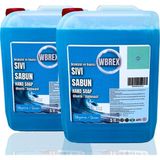 Wbrex Besleyici ve Onarıcı Sıvı El Sabunu 5lt * 2 Adet Ekonomik Boy Okyanus Kokulu - 10 lt