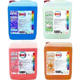 Wbrex Gliserinli Köpük Sabun 5 lt x 4 Adet Misk – Cocovanil – Okyanus – Japon Kiraz - 20 lt