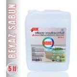 Wbrex Kıvamlı Yüzey Temizleyici Parke Ahşap ve Tüm Yüzeyler -Beyaz Sabun Kokusu-5 lt - 5 L