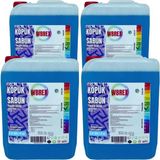 Wbrex Premium Gliserinli Köpük Sabun 5 Lt * 4 Adet Ekonomik Boy Okyanus Kokulu - 20 lt