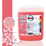 Wbrex Premium Gliserinli Köpük Sabun Ekonomik Boy Japon Kiraz Çiçeği Kokulu 5 lt x 2 Adet - 10 lt