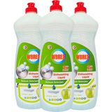 Wbrex Sıvı Bulaşık Deterjanlı-Elma KOKULU-650 ml * 3