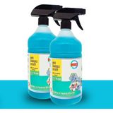 Wbrex Yağ,kireç,Pas Sökücü Çok Amaçlı Sprey 3'ü 1 Arada Beyaz Sirke Katklılı 1000 ml * 2 Adet - 2 lt
