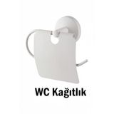 Wc Kağıtlık Tuvalet Kağıtlığı Beyaz Renk
