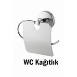 Wc Kağıtlık Tuvalet Kağıtlığı Krom Renk
