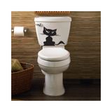 Wc Klozet için Kedi Sticker Yapıştırma Model2