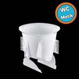 Wc Matik Koku Ve Haşere Önleyici Alaturka Tuvalet Kapağı Plastik Beyaz Renk Gider Kapak