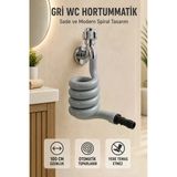 Wc Taharet Hortumu 100 Cm Spiral Sızdırmaz Esnek Taharet Musluk Hortumu Dayanıklı Renkli