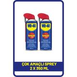 WD-40 350 ml x 2 Çok Amaçlı Sprey, Temizlik ve Koruma Sağlayan Etkili Yağlayıcı