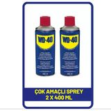 WD-40 Çok Amaçlı Pas Sökücü 400 ml x 2 Adet Temizlik ve Koruma İçin Etkili