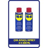 Wd-40 Cok Amacli Pas Sokucu Yaglayici Sprey 200 Ml 2 Adet