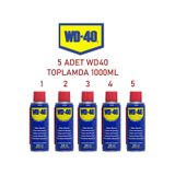 WD-40 Yağlayıcı ve Pas Sökücü Sprey 5 x 200 ML