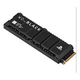 WD Black 2TB SN850P 7300MB/S-6600MB/s PS5 Konsolları için Resmi Lisanslı Soğutuculu NVMe M.2 SSD