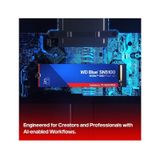 Wd Blue Sn5100 500gb Nvme Ssd Pcle 4.0 Okuma 6600ms - Yazma 5600ms M.2 Ssd 500gb
