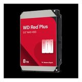 WD RED WD80EFPX 3,5" 8TB, 256mb, 5640 Rpm, 7/24 GÜVENLİK-NAS-SERVER HDD