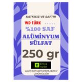 WD Türk Alüminyum Sülfat (Toz Şap) 250 gr