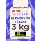 WD Türk Alüminyum Sülfat (Toz Şap) 3 kg