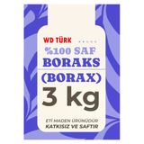 Wd Türk Wd Türk Boraks 3 Kg %100 Saf Ve Doğal