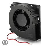WDERAIR 120mm x 32mm 24V DC Fırçasız Radyal Santrifüj Üfleyici Fan 2Pin Rulman DIY Soğutma Havalandırma Egzozu için Yüksek Hızlı, Şişme Fan Değiştirme Projesi