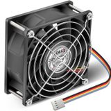 Wderair 90mm x 38mm PWM Çift Top Durumda Fan 12 V 4Pin Yüksek Statik Basınç Kutu Raf Egzoz Havalandırma Soğutma