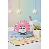 We Bare Bears Lisanslı Panda Mini Bozuk Para Çantası Pembe - Fermuarlı Kompakt Aksesuar Çantası