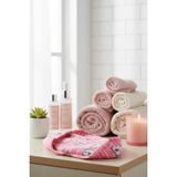 We Bare Bears Lisanslı Saç Havlusu – Mikrofiber Hızlı Kuruyan Pembe