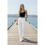 we-rayss Wandy - Kadın Geniş Paça Oversize Kalıp Kumaş Pantolon