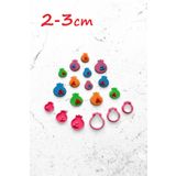 WE3D Nar Polimer Kil Seramik Hamuru Kalıp Seti 2 - 2,5 - 3cm