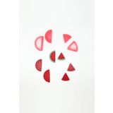 WE3D Yaz Aşkı - Karpuz Dilimi Polimer Kil Seramik Hamuru Kalıp ve Damga Seti 3,2-2,1cm
