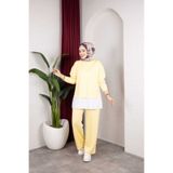 Weak Blue Kadın İkili Takım Oversize Sweatshirt Bol Paça Pantolon Günlük Şık Kombin