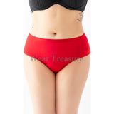 Wear Treasure Kadın 3'lü Paket Bambu Külot - Kırmızı - 3XL