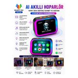 Wearfit Pro AI Akıllı Hoparlör Dokunmatik Ekranlı Yapay Zeka Asistanı Bluetooth 5.4 WiFi 21 Dil Destekli Müzik Çalar RGB Gece Lambası