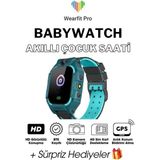 Wearfit Pro Çocuk Akıllı Kol Saati Tft Ekran Gps Kamera Oyun Hesap Arama Özellikleri ve Btk Kayıtlı - Yeşil