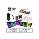 Wearfit Pro Matrix LED Panel Cama Yapışan Telefon Kontrollü Otomobil Led,Tırcı Kamyon Led Uznluk133cm-Geniş19cm